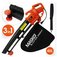 MASKO Aspirafoglie elettrico 3 in 1
