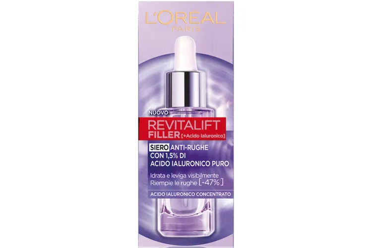 L'Oréal Paris Revitalift Filler + Acido Ialuronico Siero Antirughe