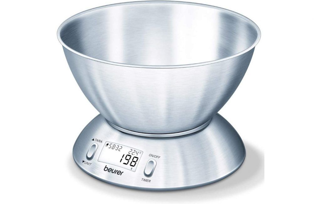 KUAIVO Bilancia Da Cucina Digitale – Precisone E Compatta Per Pesare Alimenti