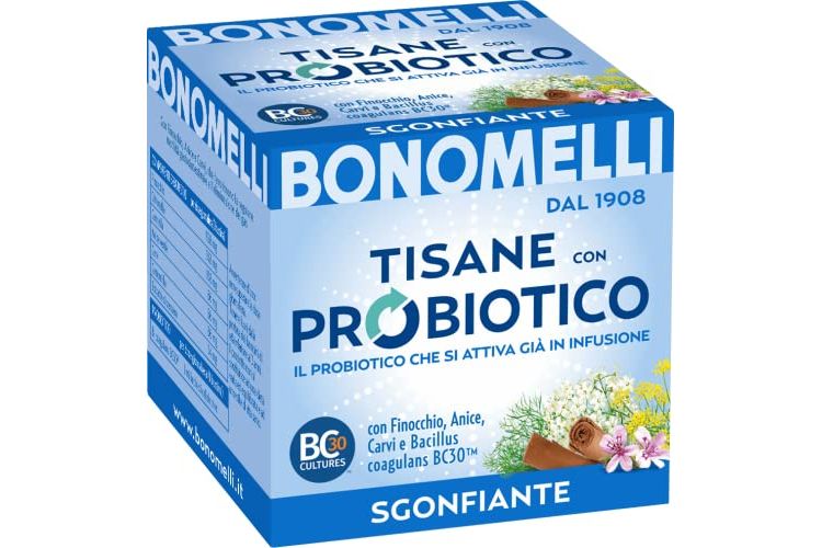 Bonomelli Tisana con probiotico sgonfiante