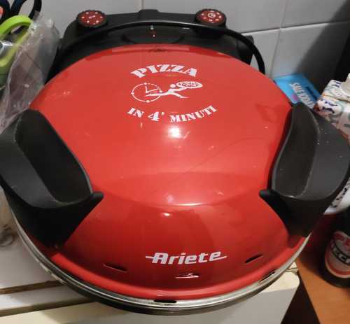 Ariete Pizza in 4 minuti 918 bianco Forno elettrico pietra refrattaria