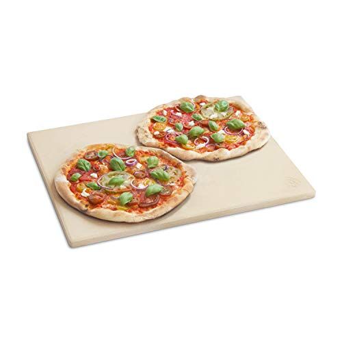 Set Pizza Professionale Burnhard - Pietra Refrattaria Cordierite 45x35x1.5cm Con Pala Acciaio - Foto 4