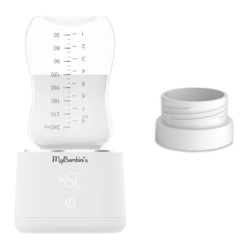 Scaldabiberon portatile 6000MAH per latte materno o latte artificiale -  Scaldabiberon regolabile a riscaldamento rapido con display della  temperatura