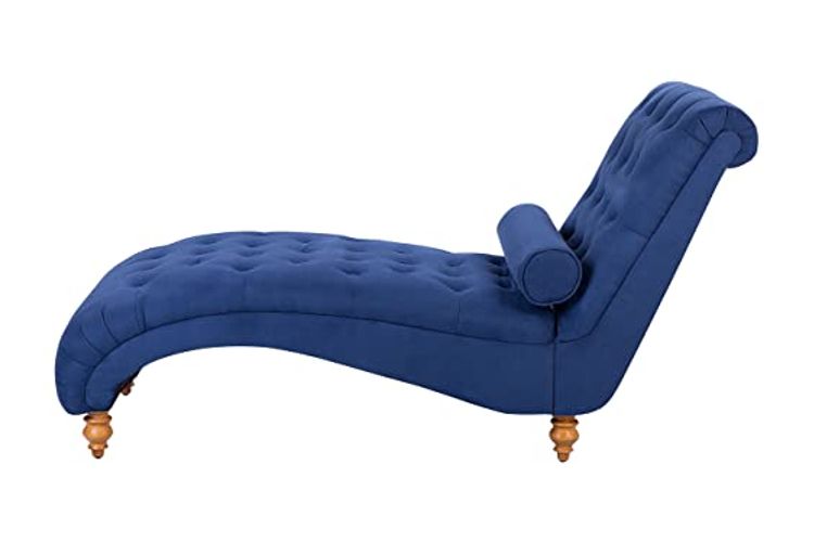 Beliani Chaise longue Chesterfield