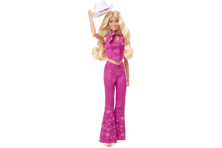 Barbie The Movie Margot Robbie Abito Western e Cappello Cowboy