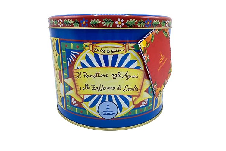Fiasconaro Dolce & Gabbana Il panettone agli agrumi e allo zafferano di Sicilia