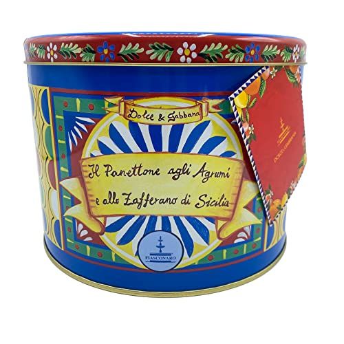 Fiasconaro Dolce & Gabbana Il panettone agli agrumi e allo zafferano di Sicilia