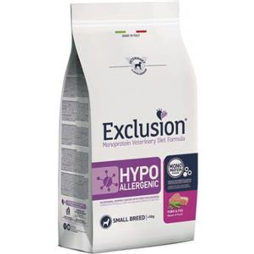 Exclusion Diet Hypoallergenic Small Breed (Maiale Piselli) - secco 2Kg