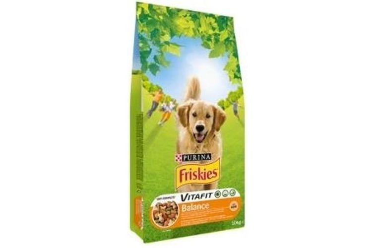Friskies Balance Crocchette Cani (Pollo e Verdure) - secco 10 Kg