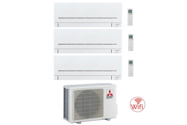 Mitsubishi MXZ-3F54VF + 3x MSZ-AP20VGK