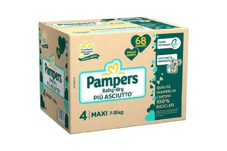 Pampers Baby-Dry 4 Maxi Quadripack