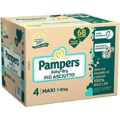 Pampers Baby-Dry 4 Maxi Quadripack