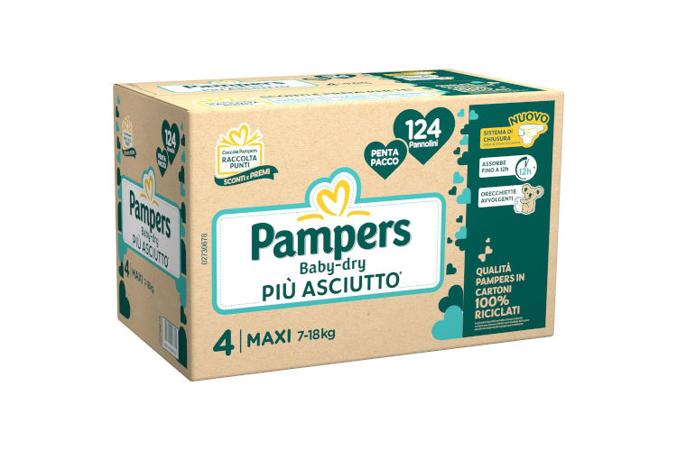 Pampers Baby Dry 4 Maxi Penta Pacco