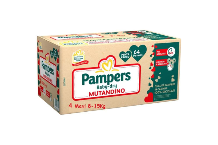 Pampers Baby Dry Mutandino Quadripack