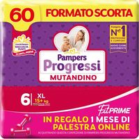 Pampers Progressi Mutandino 6 XL Formato Scorta