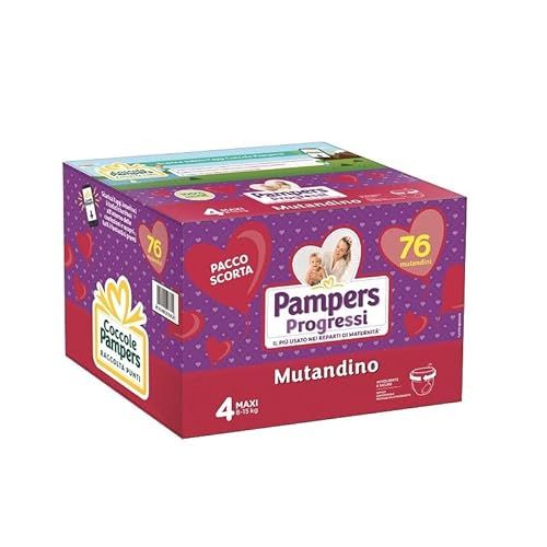 Pampers Progressi Mutandino 4 Maxi Pacco Scorta
