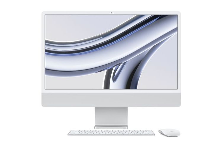 Apple iMac 24" 2023 M3 8‑core GPU 8-core M3 8/256 GB Argento (MQR93T/A)