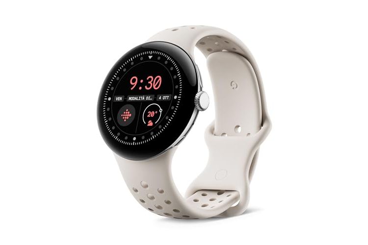 Google Pixel Watch 3 45 mm - Argento e grigio creta
