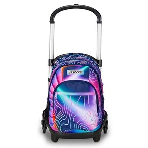 Seven Flex trolley 3 Wheels Mapset Girl