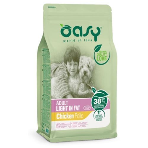 Oasy Lifestage Adult Light in Fat Pollo 12kg