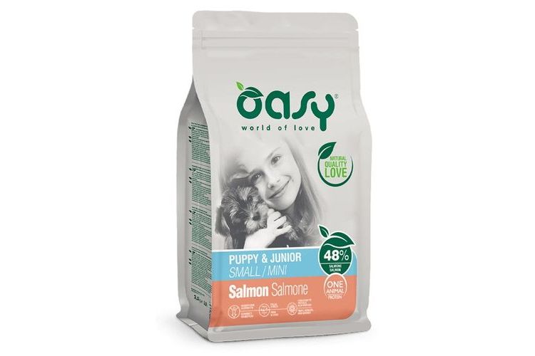 Oasy One Animal Protein Puppy&Junior Small/Mini Salmone 2,5 kg