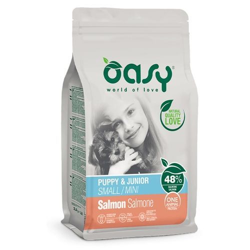Oasy One Animal Protein Puppy&Junior Small/Mini Salmone 2,5 kg