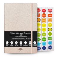 Wordsworth Planner Agenda settimanale senza data