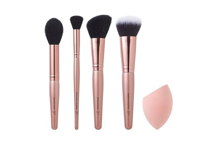 e.l.f. Full Face Makeup Brush & Sponge Set