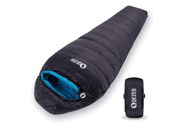 Qezer Mummy Winter Sleeping Bag 600FP