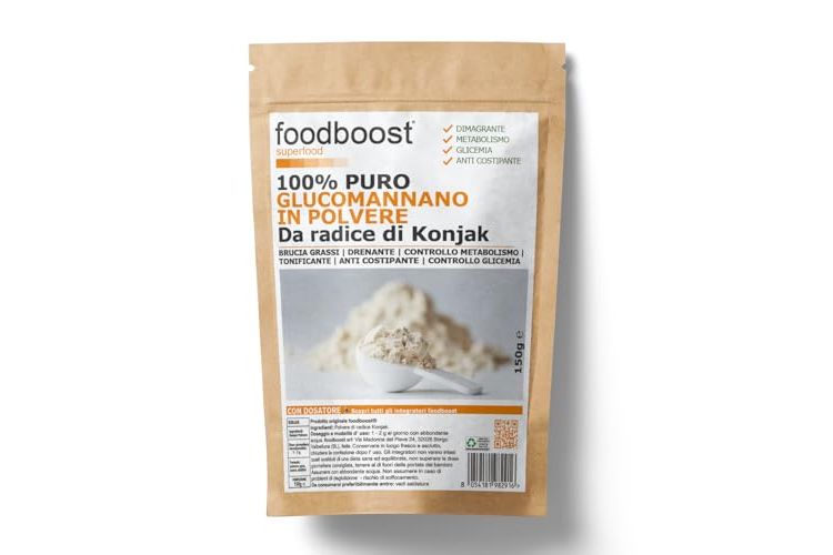 FoodBoost Glucomannano in polvere