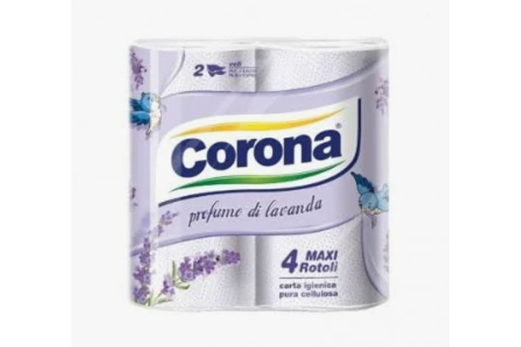 Corona Carta igienica al profumo di Lavanda