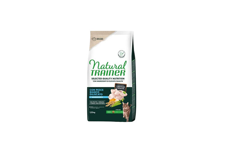 Natural Trainer Selected Quality Nutrition con Pesce Bianco Diliscato