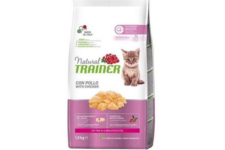 Natural Trainer Daily Nutrition Kitten & Young con Pollo Fresco