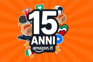 15 anni di Amazon in Italia: 3 giorni di sorprese e offerte imperdibili