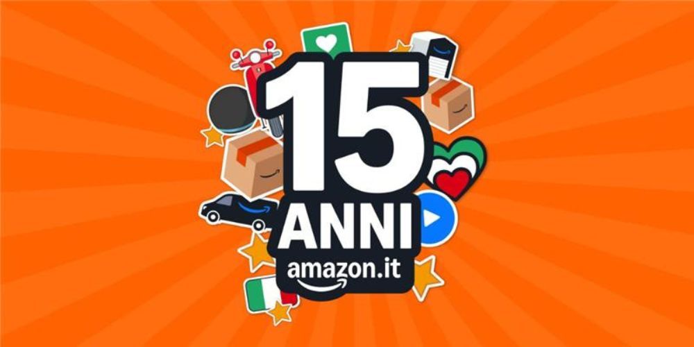 15 anni di Amazon in Italia: 3 giorni di sorprese e offerte imperdibili