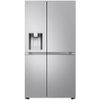 LG GSLE91MBAB Frigorifero Side-by-Side, Classe B, 623L, Wi-Fi, Dispenser senza allaccio, Total No Frost, Metal Sorbet