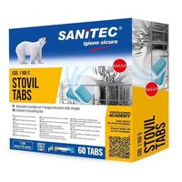 Sanitec Stovil Bar Pastiglie Lavastoviglie 60 pezzi