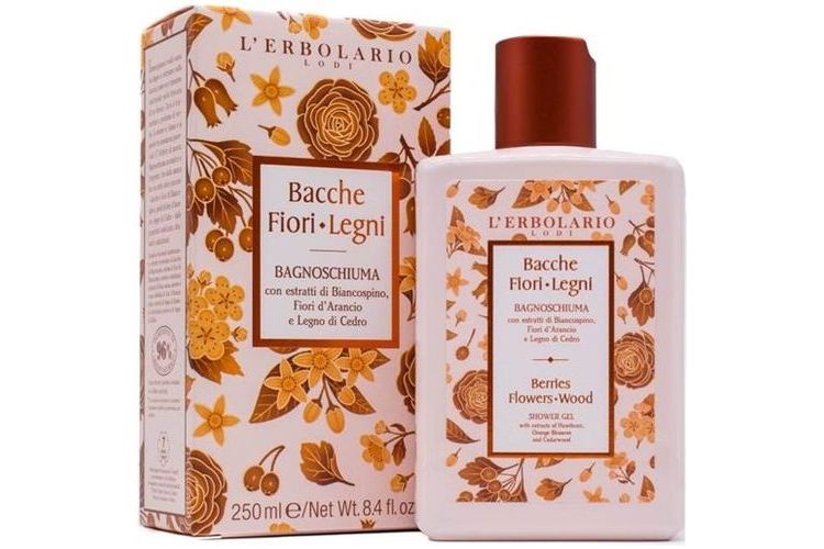 L'Erbolario Bacche Fiori Legni Bagnoschiuma