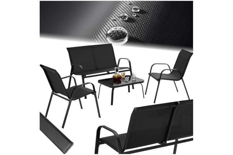 TecTake set salotto da giardino