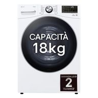 LG Asciugatrice pompa di calore 18 kg RH18U8AVCW