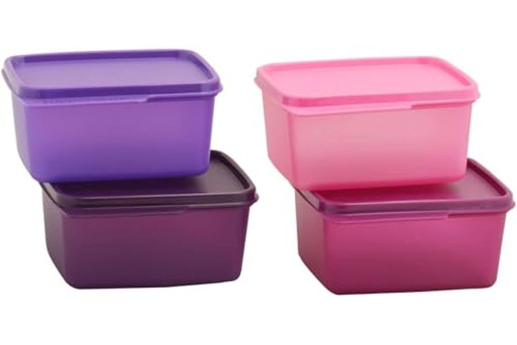 Tupperware Tupin Keep Tab Plastic Container Set