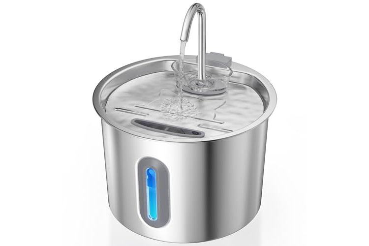 Zivacate Fontanella per Gatti Acciaio