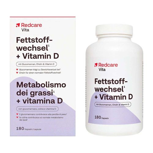Redcare Vita Metabolismo dei grassi + Vitamina D