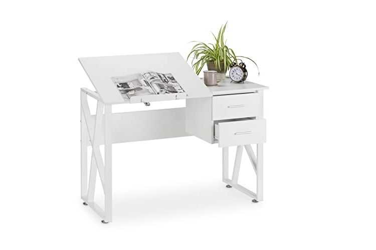 relaxdays Scrivania Orientabile