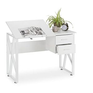 relaxdays Scrivania Orientabile