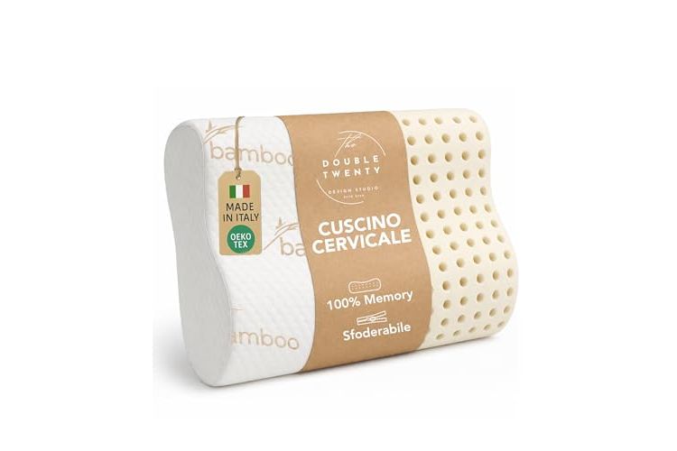 The Double Twenty - Cuscino Cervicale a Doppia Onda