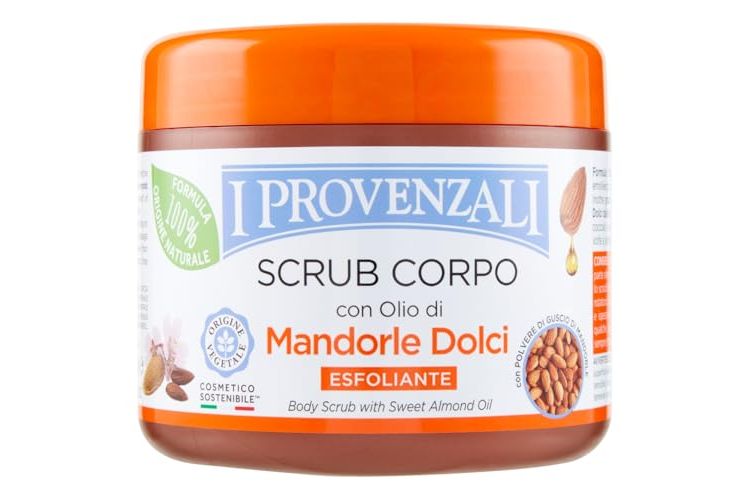 I Provenzali Scrub Corpo Esfoliante con Olio di Mandorle Dolci
