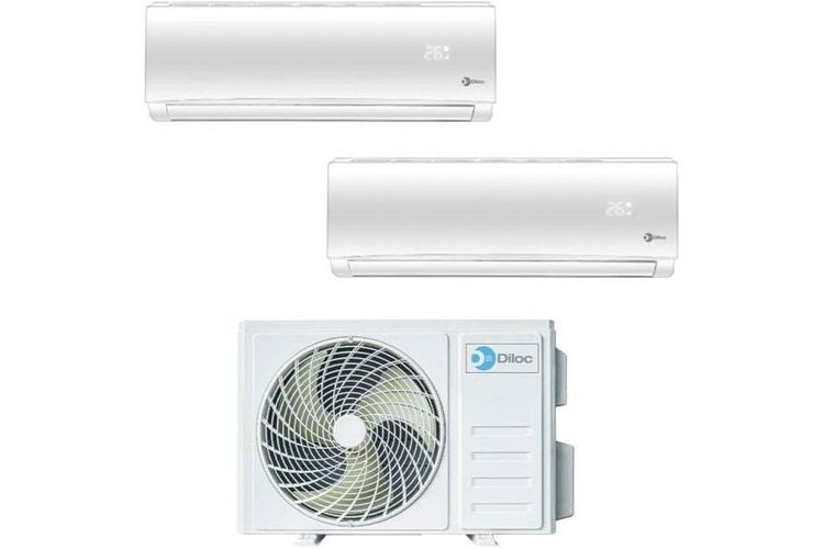 Diloc Over dual split 9000+9000 btu