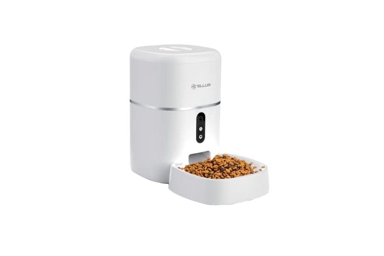 TELLUR SMART Distributore Automatico di Cibo per Gatti e Cani