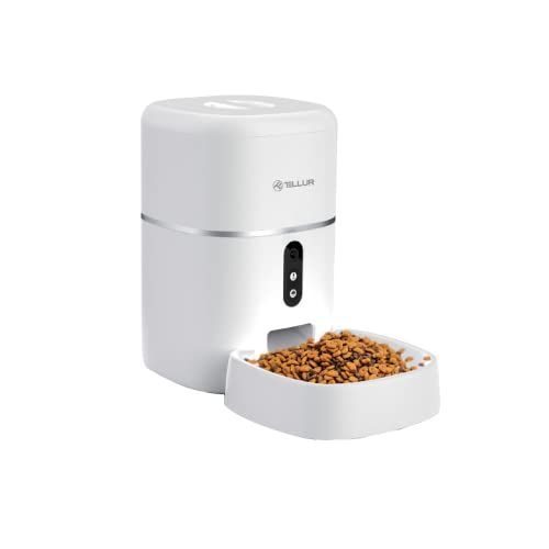TELLUR SMART Distributore Automatico di Cibo per Gatti e Cani